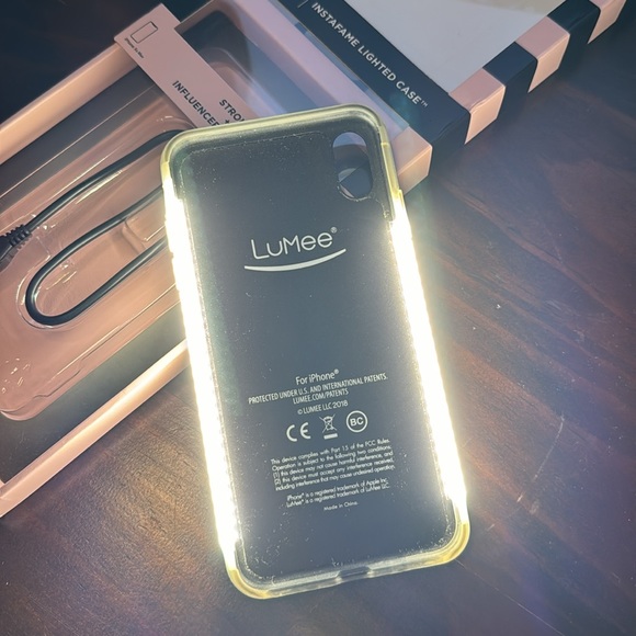 LuMee Duo iphone XS Max in Millennial Pink - Picture 3 of 4